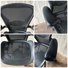 HermanMiller JOIFA339 アーロンチェア オフィスチェア 回転チェア 事務用品 オフィス 難ありの画像