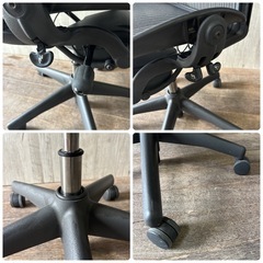 HermanMiller JOIFA339 アーロンチェア オフィスチェア 回転チェア 事務用品 オフィス 難ありの画像