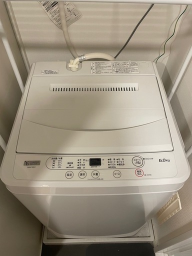 6kg洗濯機【2022年製】収納棚付き