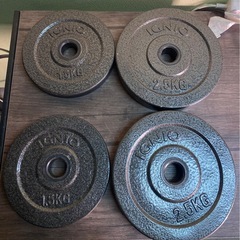 ※ ダンベル　IGNIO イグニオ　シャフト　バーベルプレート　計8KGの画像