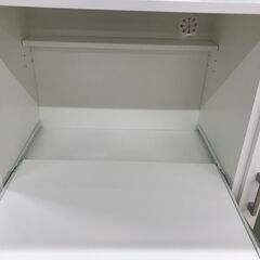 ＼家具＊家電のお店／【ｼﾞｬﾝｸﾞﾙｼﾞｬﾝｸﾞﾙ石川金沢店】食器棚 ホワイト   W(幅)90×D(奥行き)40×H(高さ)90cmの画像