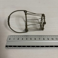 針金のカゴ3個の画像