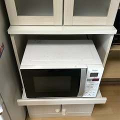 食器棚　レンジ台の画像