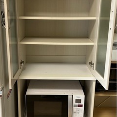 食器棚　レンジ台の画像