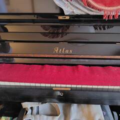 【☆ 0円 引き取り限定】無料 0円 中古 アップライトピアノ 野洲市引き渡しの画像