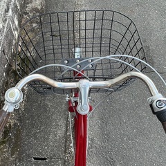 ＜整備済・美品車＞イオン minette 26インチ自転車・内装3段変速・鍵付き レッド LEDオートライトの画像