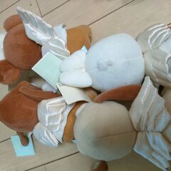 ★ディズニー 羽付きぬいぐるみセット 白 まとめての画像