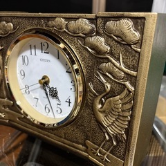 ●シチズン   置き時計(寿扇)●未使用の画像