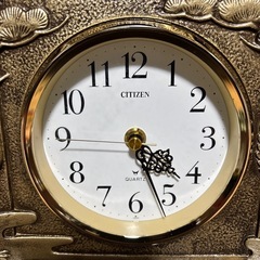 ●シチズン   置き時計(寿扇)●未使用の画像