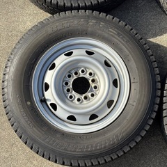 ブリヂストン スタッドレスタイヤ＆ホイールセット 165/R13 LT ♪2023年製と2018年製の画像