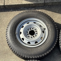 ブリヂストン スタッドレスタイヤ＆ホイールセット 165/R13 LT ♪2023年製と2018年製の画像