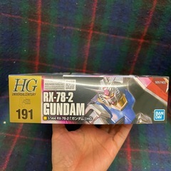 バンダイ　HGUC 1/144 RX-78-2 191 ガンダム　プラモデル 機動戦士ガンダム ガンダムの画像