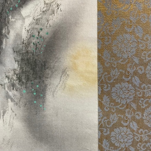 鑑定書付】水墨画 水墨山水 掛け軸 人気