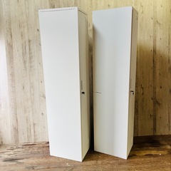 1人用ロッカー 更衣ロッカー オフィスロッカー オフィス家具 2個組の画像