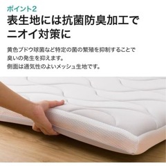 ニトリメモリフォーム布団の画像