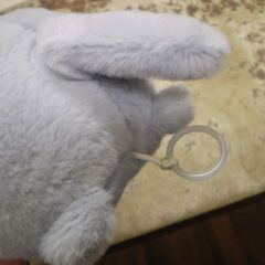 犬　ぬいぐるみ　キーホルダー　しっぽ回ります。の画像