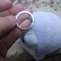 犬　ぬいぐるみ　キーホルダー　しっぽ回ります。の画像