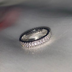 指輪　フルエタニティリング　シルバー　新品の画像