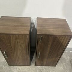 収納ケース2個　鍵付きの画像