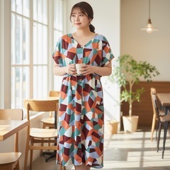 大きいサイズ　レトロワンピース　4Lの画像