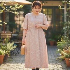 大きいサイズ　デートにぴったり！ワンピース　4Lの画像