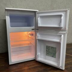 🔷🔶🔷ww5/63 ELSONIC エルソニック EJ-R832W ノンフロン冷凍冷蔵庫 2ドア 83L ホワイト 右開き 冷蔵庫 家電 中古 2022年製 ★直接引取歓迎◎🔷🔶🔷の画像