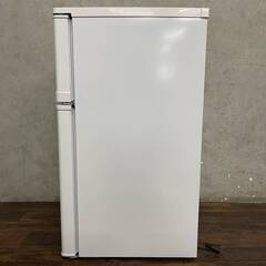 🔷🔶🔷ww5/63 ELSONIC エルソニック EJ-R832W ノンフロン冷凍冷蔵庫 2ドア 83L ホワイト 右開き 冷蔵庫 家電 中古 2022年製 ★直接引取歓迎◎🔷🔶🔷の画像