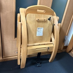 大和屋 折りたたみローチェア ベビーチェアの画像