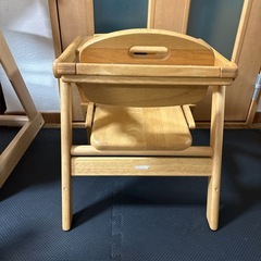 大和屋 折りたたみローチェア ベビーチェアの画像