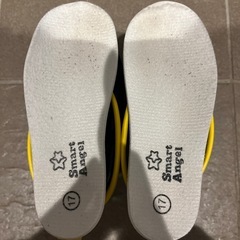 長靴　レインシューズ　17センチ　車　青　男の子の画像