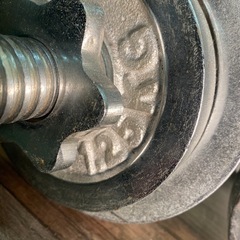 $ ダンベル　シャフト　バーベルプレート　計15KGの画像