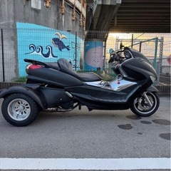 マットブラック トライク 200cc 整備車両‼︎ 乗って帰れます。ナンバー付きの画像