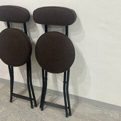 折り畳み椅子×2の画像