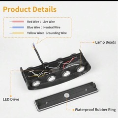 取り付け用LEDライトの画像