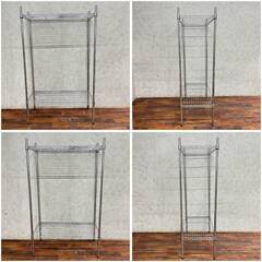 🔷🔶🔷ww5/56 メタルラック 3段 2段 2点まとめて 収納ラック 収納棚 スチール棚 スチールラック メタルシェルフ 飾り棚 中古 ★直接引取歓迎◎🔷🔶🔷の画像