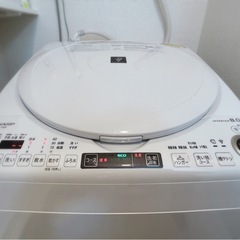 【美品】SHARP洗濯8kg＊乾燥4.5kgの画像