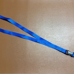 【128本セット！】 ネックストラップ 金属 フック付き ブルーの画像