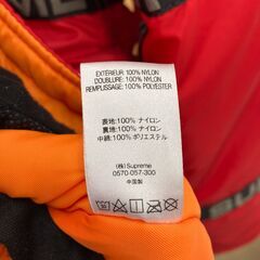 A-810【リユースのサカイ野々市店】ジモティ来店特価‼ Supreme フライトジャケット レッドの画像