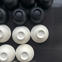 茶碗 小皿 汁椀 湯呑  色々まとめて46点/ セラミック 陶磁器焼物 / 居酒屋 和食店の画像