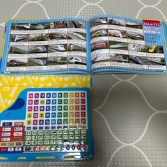 でんしゃタブレット　知育玩具の画像