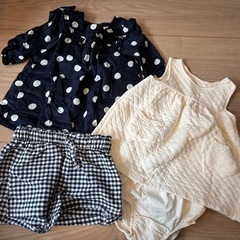 70〜90サイズ女の子服の画像