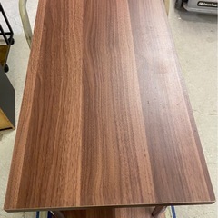 $ 3段収納棚　ダークブラウン　木目調 の画像