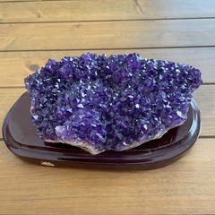 【商談中】ブラジル産☆アメジスト/メノウ置物方の画像