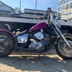 【再投稿】YAMAHAドラックスター400カスタム車・不動車の画像