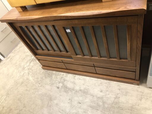 【ジャングルジャングル石津店】イナバインテリア　木楽　サイドボード　収納棚　重厚感　新生活 堺市 西区 堺区 石津