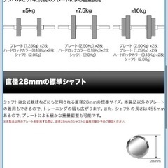 ダンベルセットの画像