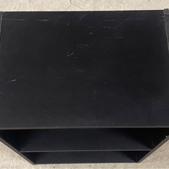 $ カラーボックス　ブラック　（約）幅　41.5cmの画像