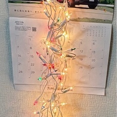 【価格交渉OK＊11/25(木)までの限定出品】イルミネーション用ライト　3m×2本の画像