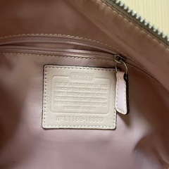 コーチ　ピンク　シグネチャー　2wayデザインの画像