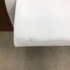 【ジャングルジャングル石津店】1人用ソファー　手動リクライニング　白　ホワイト　　　新生活 堺市 西区 堺区 石津の画像